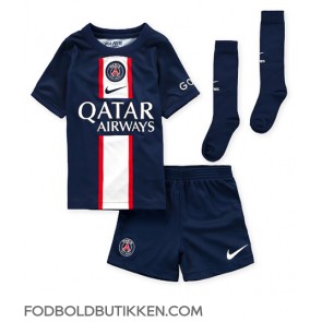 Paris Saint-Germain Nuno Mendes #25 Hjemmebanetrøje Børn 2022-23 Kortærmet (+ Korte bukser)